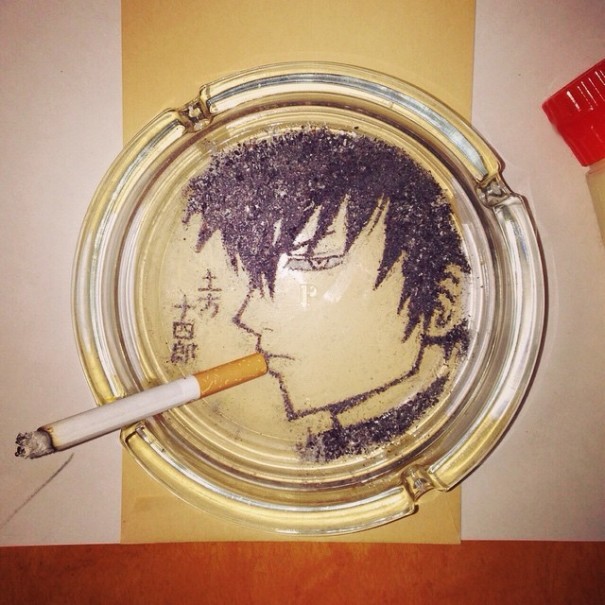 cigarette-ash-art-shinrashinge-japan-1-605x605