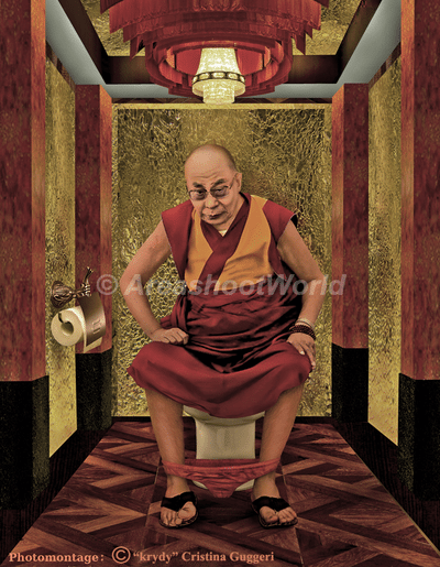 Dalai lama vessassa