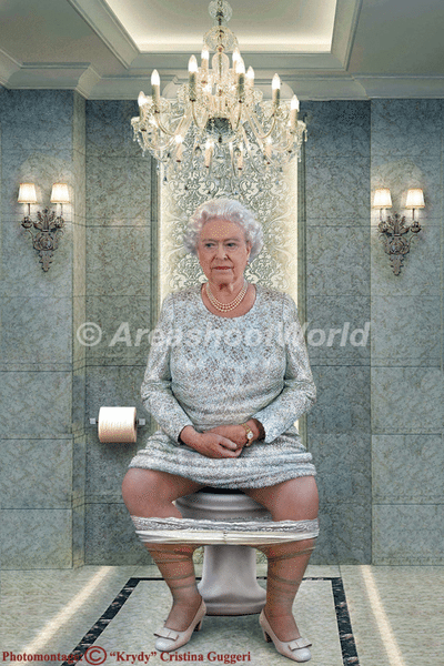Kuningatar Elisabeth vessassa
