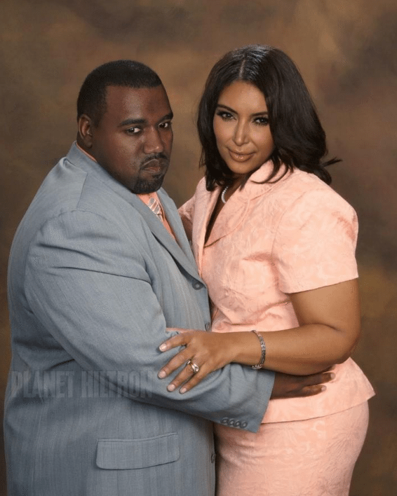 Kim ja Kanye taviksina