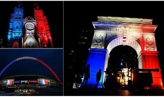 tukea pariisin terrori iskuille maailmalla