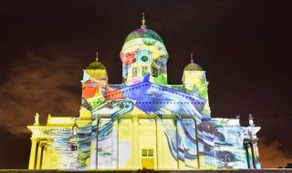 Kuvia lux helsinki valofestivaaleilta