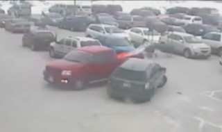 kolarointia parkkipaikalla