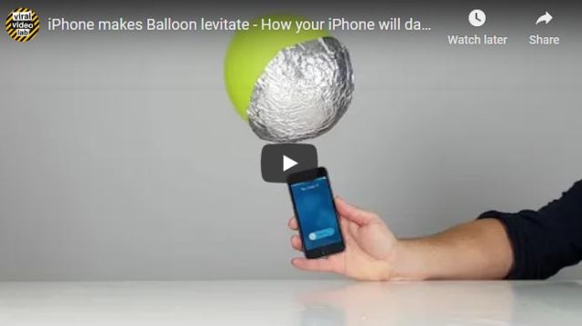iPhone ja ilmapallo