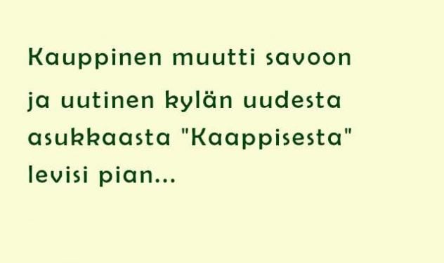 Kaappinen
