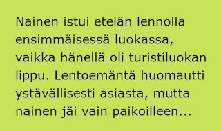 Lentonainen